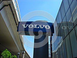 Volvo car store in wuhan city, hubei province, china