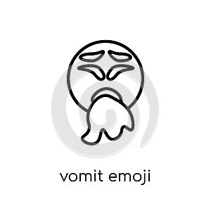 Vomit emoji icon from Emoji collection.