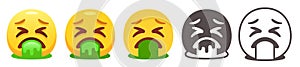 Vomiting emoji