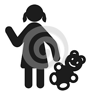 Voodoo Doll Or Doll In Hand Isolated Vector Icon use for Travel and Tour Projects