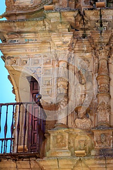 A palace in Trujillo, Caceres, Extremadura, Spain. photo