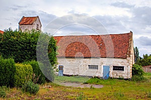 An old, no longer used, French farm. photo