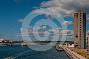 Vordingborg harbor in Denmark