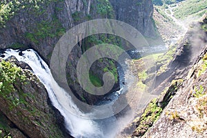 Voringfossen waterfall in Norway