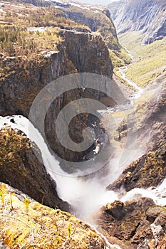 Vøringfossen vodopád nórsko 