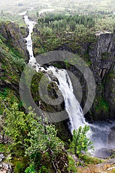 Voringsfossen Waterfall. Hordaland