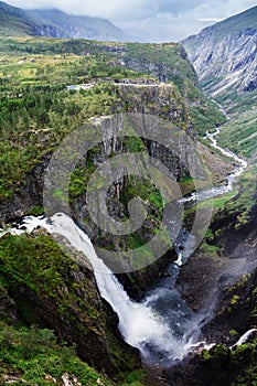 Voringsfossen waterfall. Norway