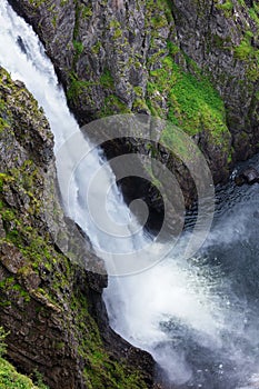 Voringsfossen waterfall, Norway.