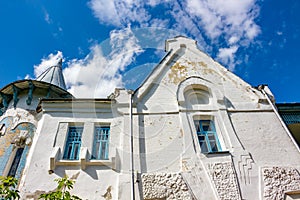 VOROBYOVO, RUSSIA - AUG. 2015: House of russian surgeon S.P. Fyodorov, in manor Vorobyovo 1898 â€“ 1904