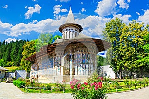 The Voronet Monastery, Romania photo