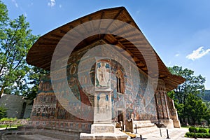 Voronet Monastery in summer photo