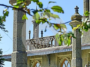 Vorontsov Alupka Palace is a monument of romanticism, built in 1828-1848 by the famous English architect Edward Blore 1789-1879