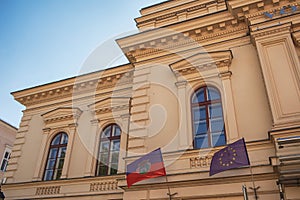 Vorosmarty Theater in the city of Szekesfehervar.