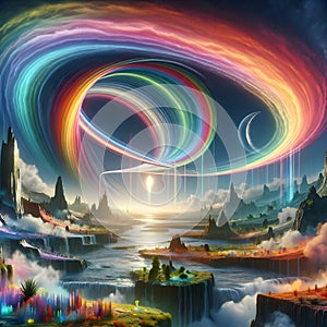 Vortex of Dreams: A Vision Across the Cosmic Multidimensional Fantasy Landscape