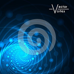 Vortex glow radial lights background