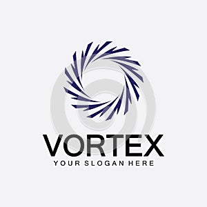 Vortex logo symbol icon illustration design vector.Tornado, vortex, hurricane logo design elements