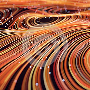 Vortex swirl fibre optics