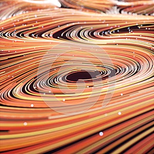 Vortex swirl fibre optics