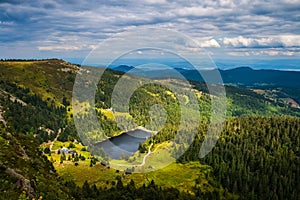 Vosges mountains summer landscape