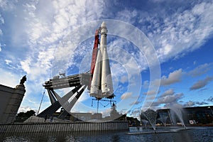 Vostok (rocket) located at the VDNKH