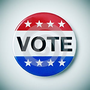 Vote badge for the United States election