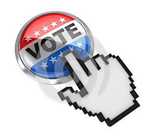 Isolated Vote button