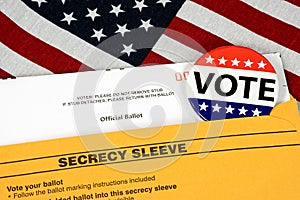 Vote Button on Mail In Ballot