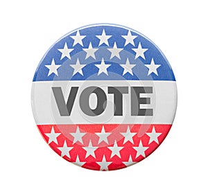 Vote Button Pin photo