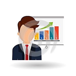 Vote design over white background, vector illustration