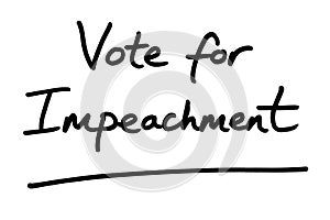 Vote for Impeachment