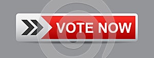 Vote now button red