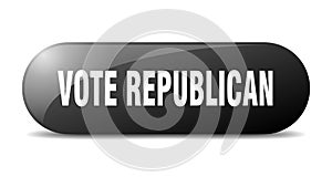 vote republican button. vote republican sign. key. push button.
