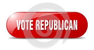 vote republican button. vote republican sign. key. push button.