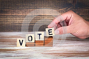 Vote, Survey and referendum. Business and Council Members