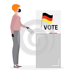 Vote Vector People Election Campaign Germany