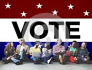 Vote Voting Election Politic Decision Democracy Concept photo
