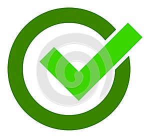 Vote Yes Vector Icon Flat Illustration