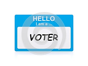 Voter sticker