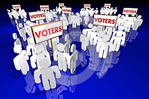 Voters People Groups Voting Election Politics photo