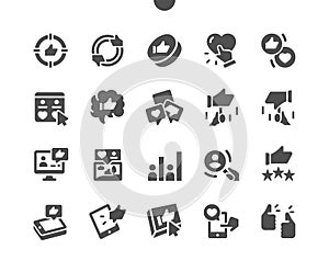 Votes Well-crafted Pixel Perfect Vector Solid Icons