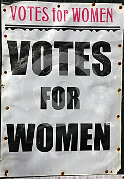 Votes for women poster photo