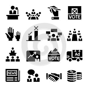 Voting ,Democracy , Election, icon photo