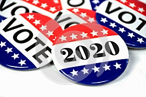 Voting pins for 2020