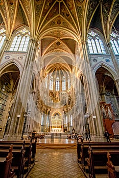 Votiv church in the Sigmund Freud Park in Vienna, Austria