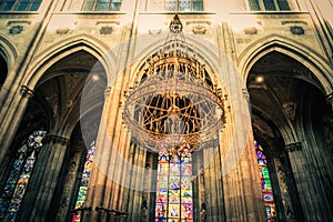 Votiv church in the Sigmund Freud Park in Vienna, Austria