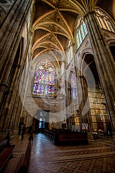 Votiv church in the Sigmund Freud Park in Vienna, Austria