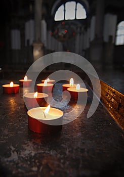 Votive candles photo