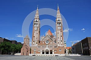 The Votive Church and Cathedral of Our Lady of Hungary is a twin-spired roman catholic cathedral in Szeged, Hungary. It lies on Do