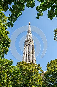 The Votive Church Votivkirche located on the Ringstrasse in Vi