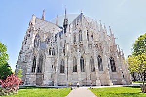 Votive Church (Votivkirche) on the Ringstrasse in Vienna, Austr